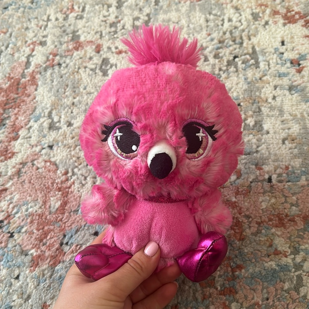 Cute pink owl